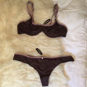 Adore Me Deep Purple Set (UN-USED)